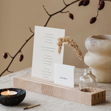Load image into Gallery viewer, Hold It + Remembrance/Card Holder/ Beech Wood