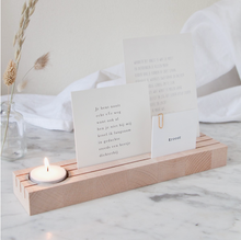 Load image into Gallery viewer, Hold It + Remembrance/Card Holder/ Beech Wood
