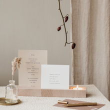 Load image into Gallery viewer, Hold It + Remembrance/Card Holder/ Beech Wood