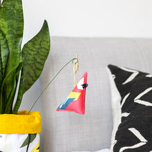 Load image into Gallery viewer, Velvet Hanging Decoration - Budgie