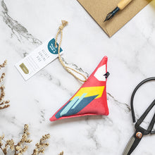 Load image into Gallery viewer, Velvet Hanging Decoration - Macaw