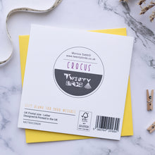 Load image into Gallery viewer, Small Card - Early Spring Flowers - Crocus