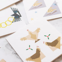 Load image into Gallery viewer, 6 x Small Christmas Cards -1-6 days of Christmas
