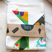 Load image into Gallery viewer, Birds Tea Towel - Tropical