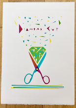 Load image into Gallery viewer, Scissor Print - Diamond Cut