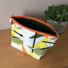 Load image into Gallery viewer, Zipped Bag - Abstract Goldcrest