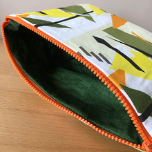 Load image into Gallery viewer, Zipped Bag - Abstract Goldcrest