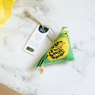 Green Budgie hanging decoration