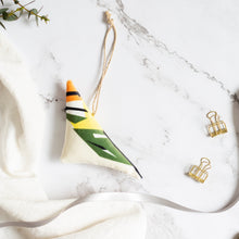 Load image into Gallery viewer, Velvet Hanging Decoration - Goldcrest