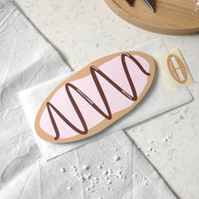 Load image into Gallery viewer, Baked Good Cards - Plain Pink Iced Bun