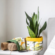 Fabric Basket - Abstract Goldcrest
