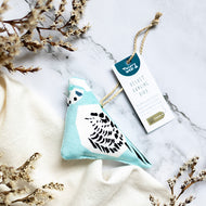 Velvet Hanging Decoration - Budgie