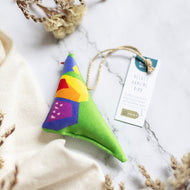 Velvet Hanging Decoration - Rainbow Lorikeet