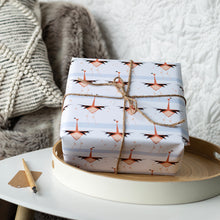 Load image into Gallery viewer, Gift Wrap - Flamingos