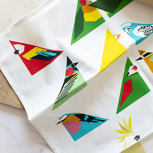 Birds Tea Towel - Tropical