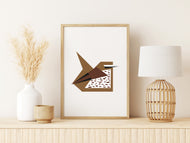 Wren Digital Print - A3
