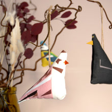 Load image into Gallery viewer, Snow Bunting Hanging Decoration