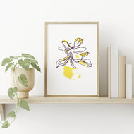 House Plant Screen Print - Succulent 1