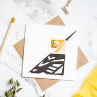 Square Card - Hoopoe