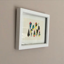 Load image into Gallery viewer, Original Screen Print - Feathers Full colour- Framed